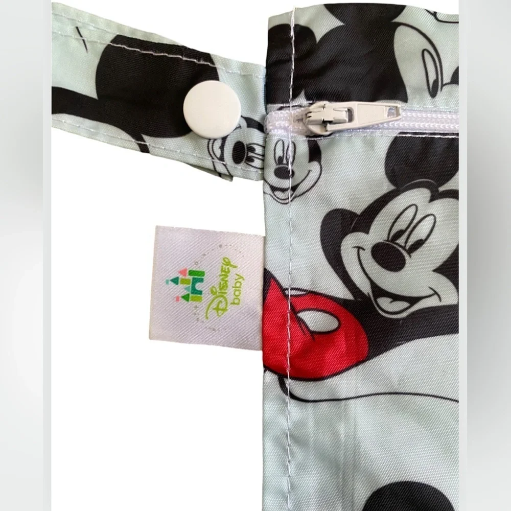 Disney Baby Reusable Wet Bag Waterproof for Swimsuits, Clothing Mickey Mouse